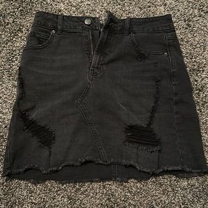 Wild Fable Size 2 Black jean skirt